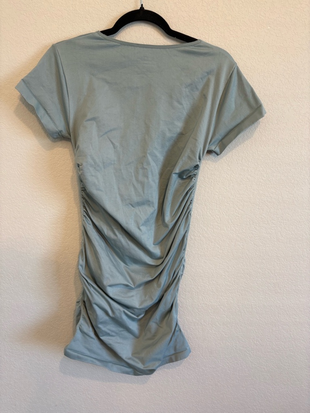 BLANQI Maternity Bodycon Dress M/L Blue Stretch Dress - Picture 7 of 9